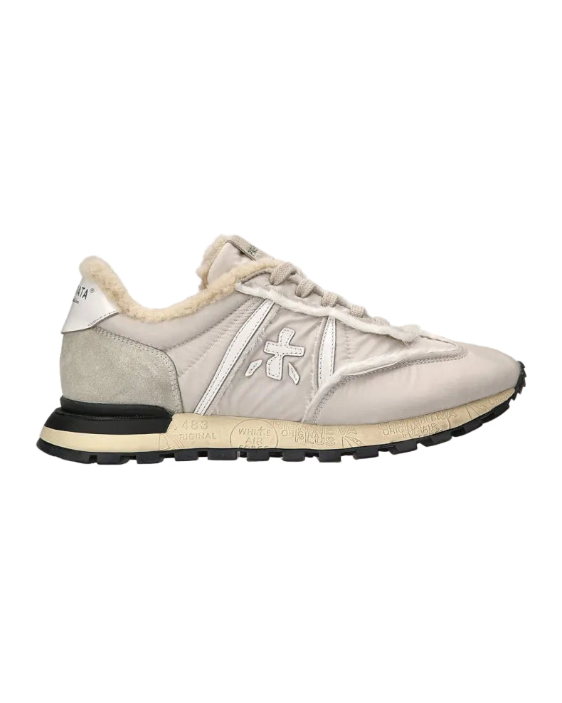 6056M John sherpa-lined low top sneakers – Gito Stores Premiata White Edition Sherpa Lined Sneaker main image 0