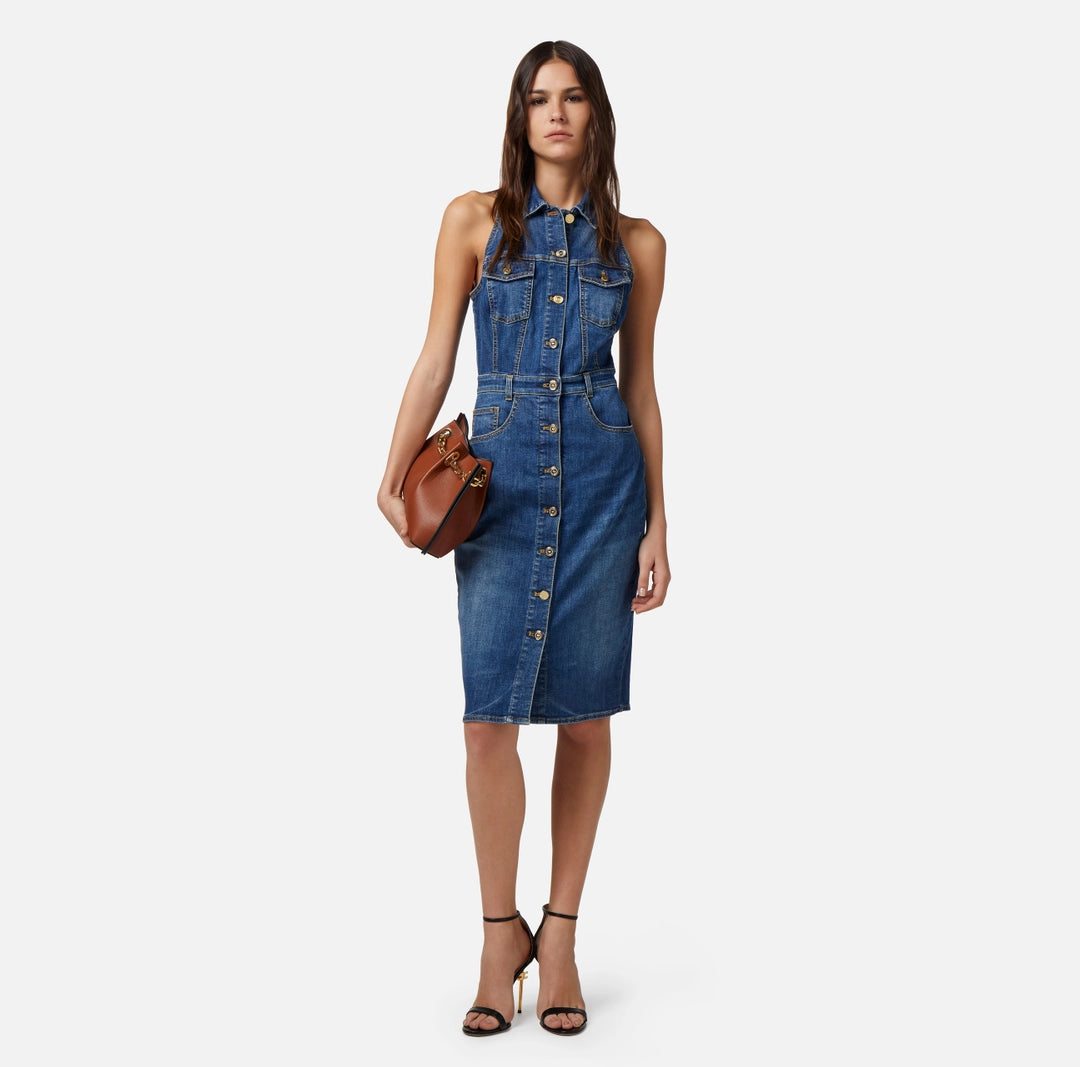 【AJE】ベルト付きデニムワンピースGianna Denim Midi Dress Gianna Denim Midi Dress | Dark Classic Wash | Aje – Aje ROW