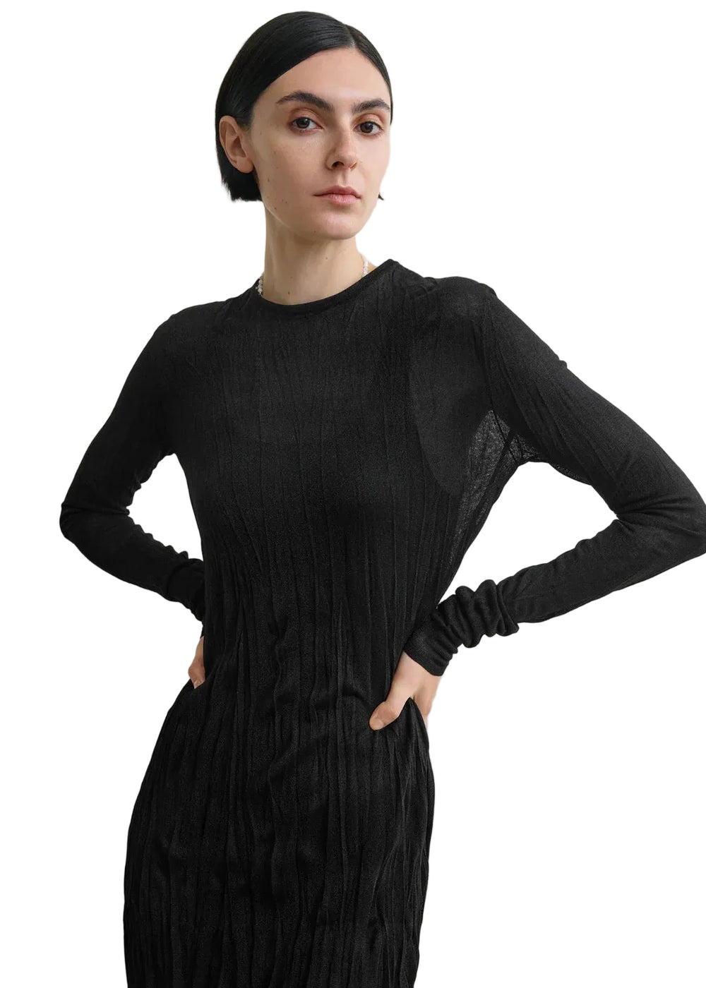 open lace back dress Black Wide Ribbed Knit Side Slit Maxi Dress  The Prissy Pelican