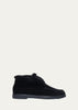 Fortune shearling suede loafer booties